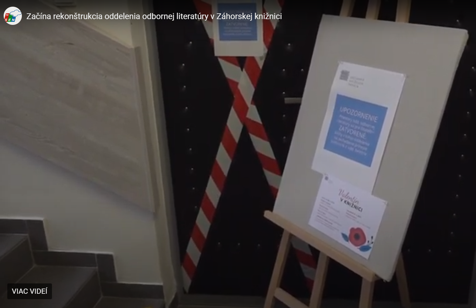 Začína rekonštrukcia oddelenia odbornej literatúry v Záhorskej knižnici